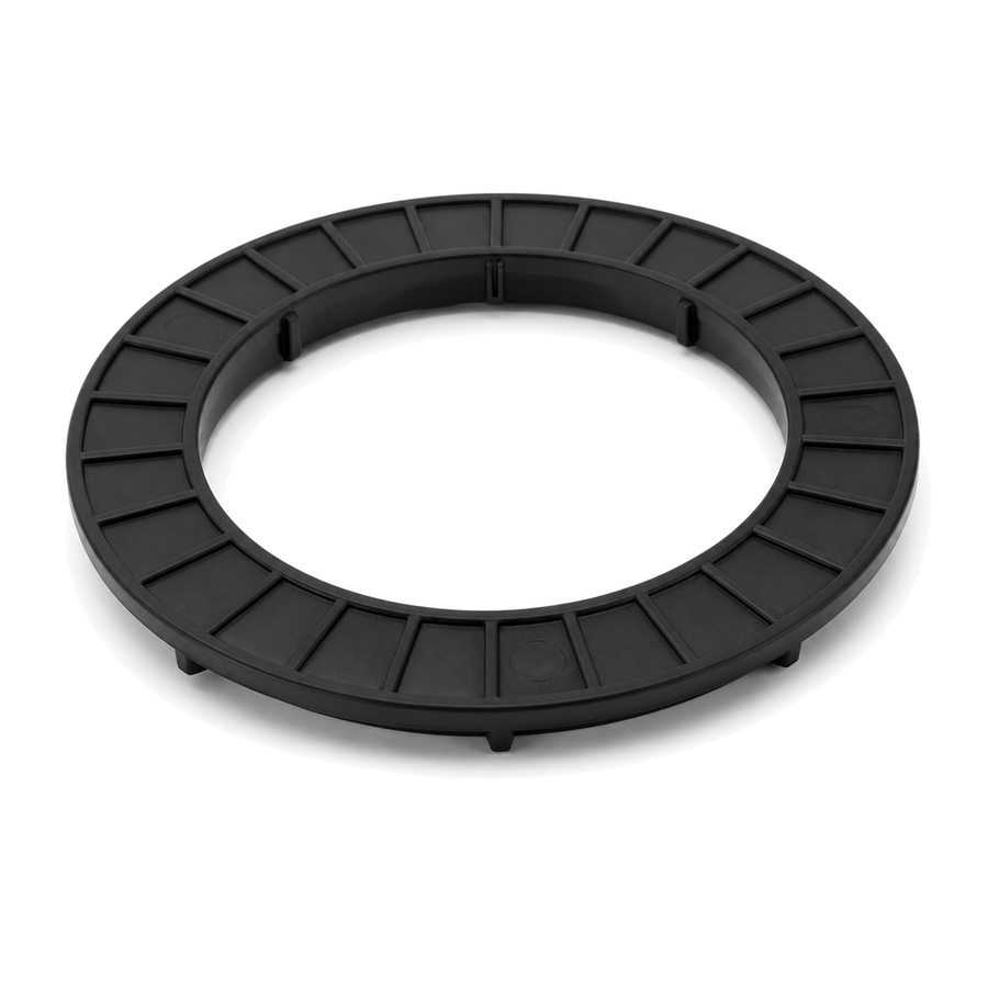 Bague de nettoyage noire de rechange pour robot lave-vitres à disque