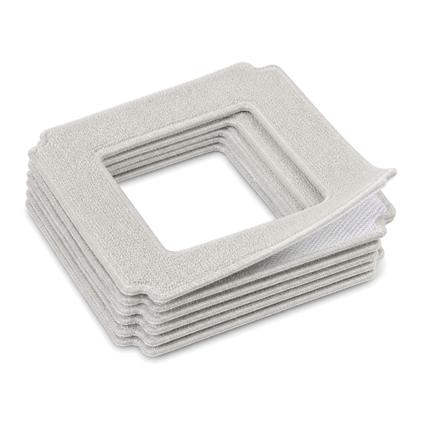Lot de microfibres carrées de rechange pour le robot lave-vitres Aqualis
