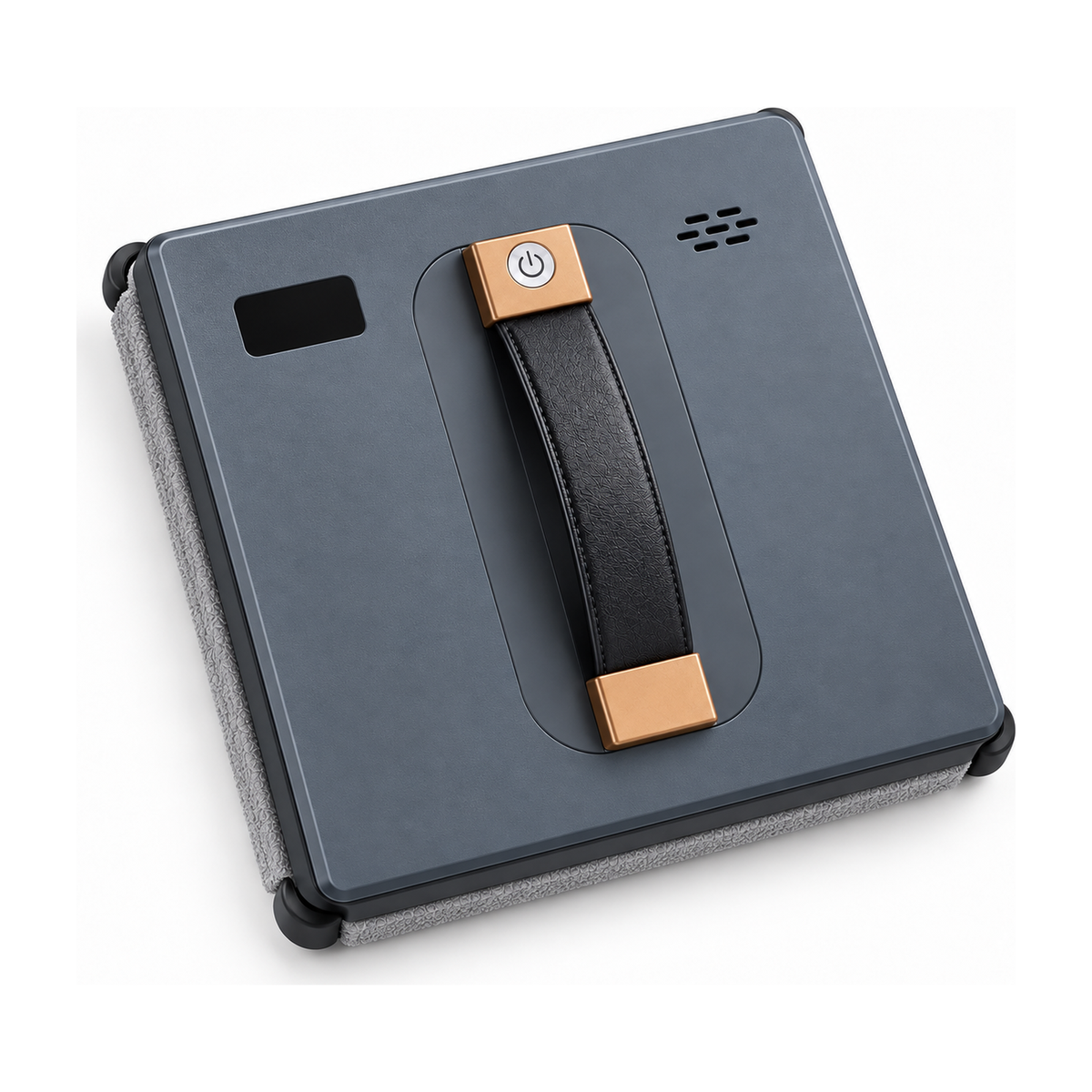 Robot lave-vitres Aqualis carré gris anthracite, vu de trois quarts