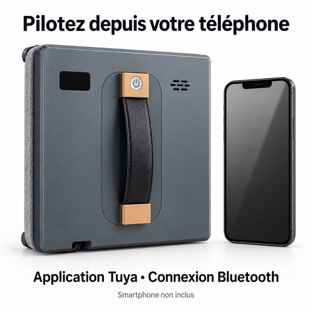 Contrôle du robot lave-vitres Aqualis depuis un smartphone