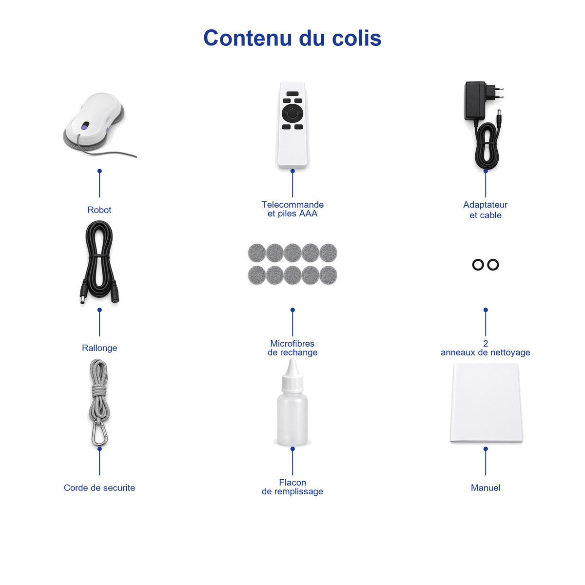 Contenu du colis Velea