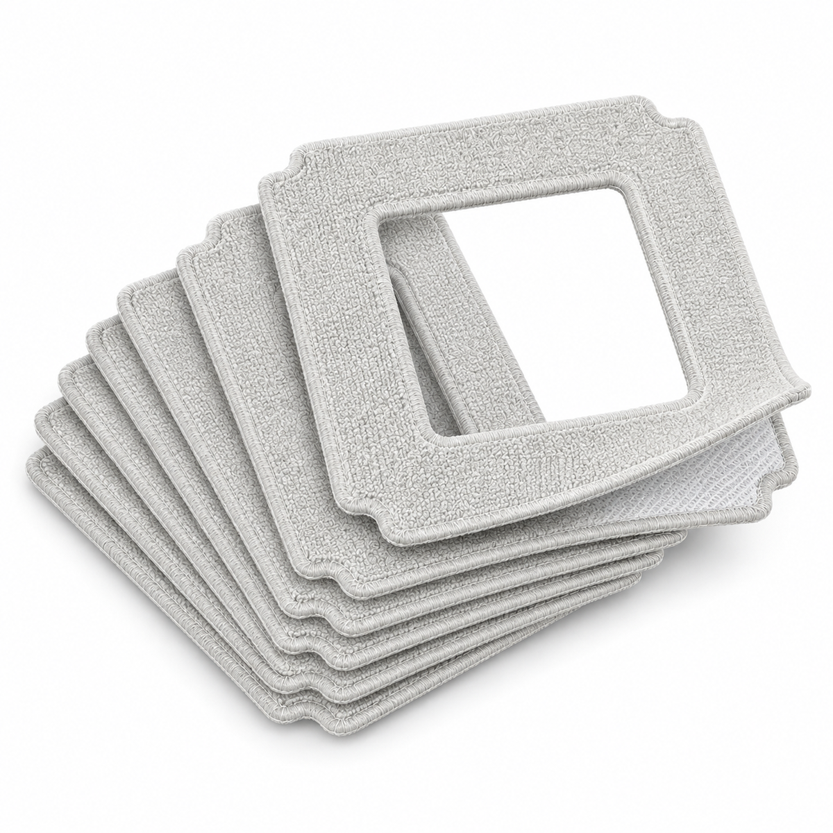Lot de six microfibres carrées de rechange pour le robot lave-vitres Althéa