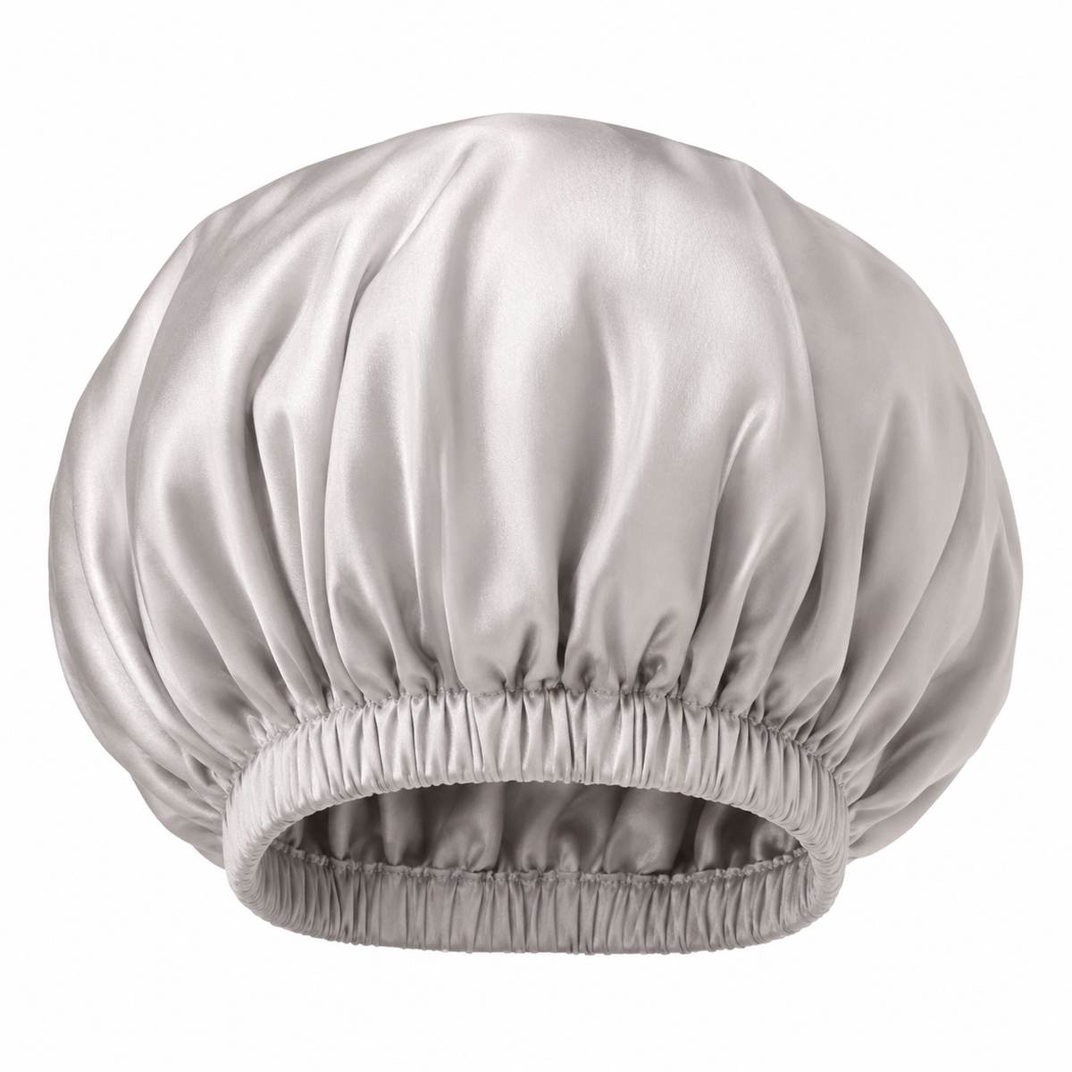 Bonnet en soie Nocève gris perle