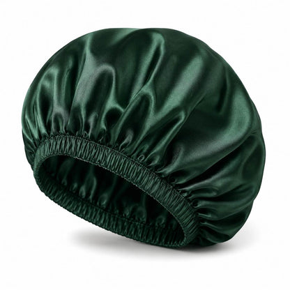 Bonnet en soie Nocève vert sauge