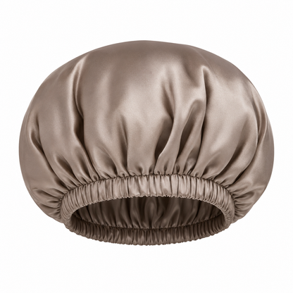 Nocève — Bonnet en soie — coloris Taupe