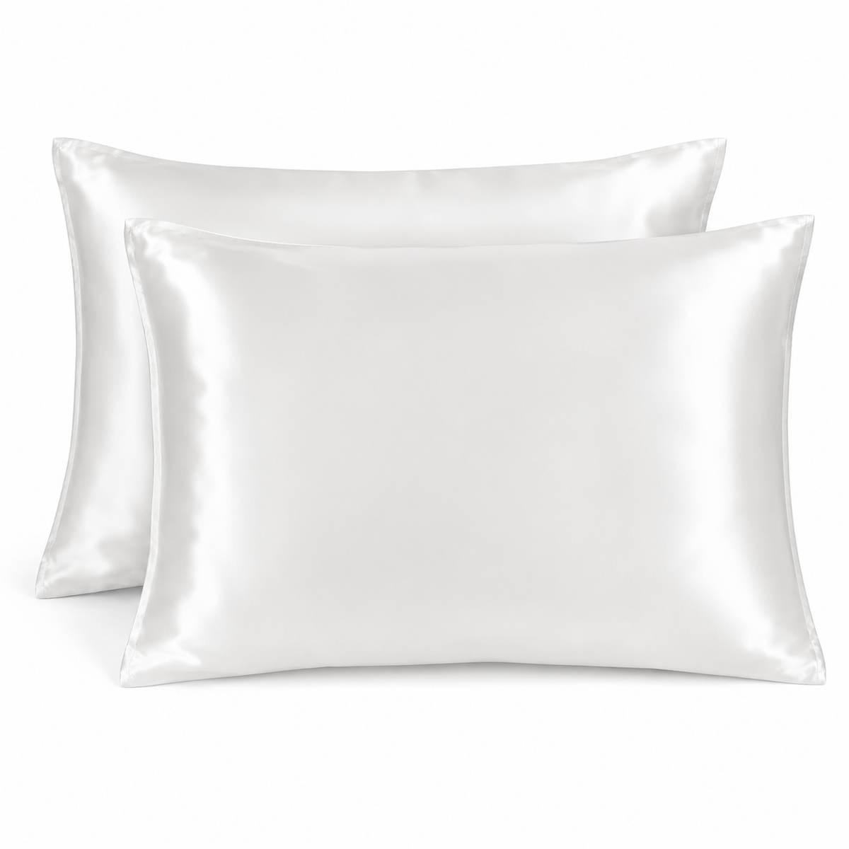 Nocève — Duo de taies en soie 22 momme — coloris Blanc