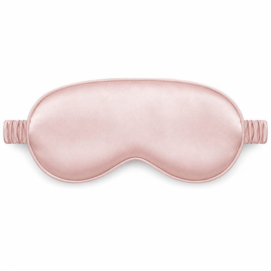 Nocève — Masque de sommeil en soie 22 momme — coloris Rose poudré