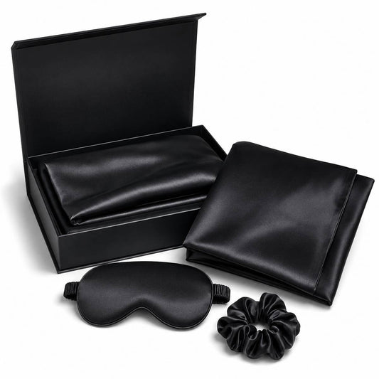 Nocève — Rituel Nuit en soie 22 momme — coloris Noir