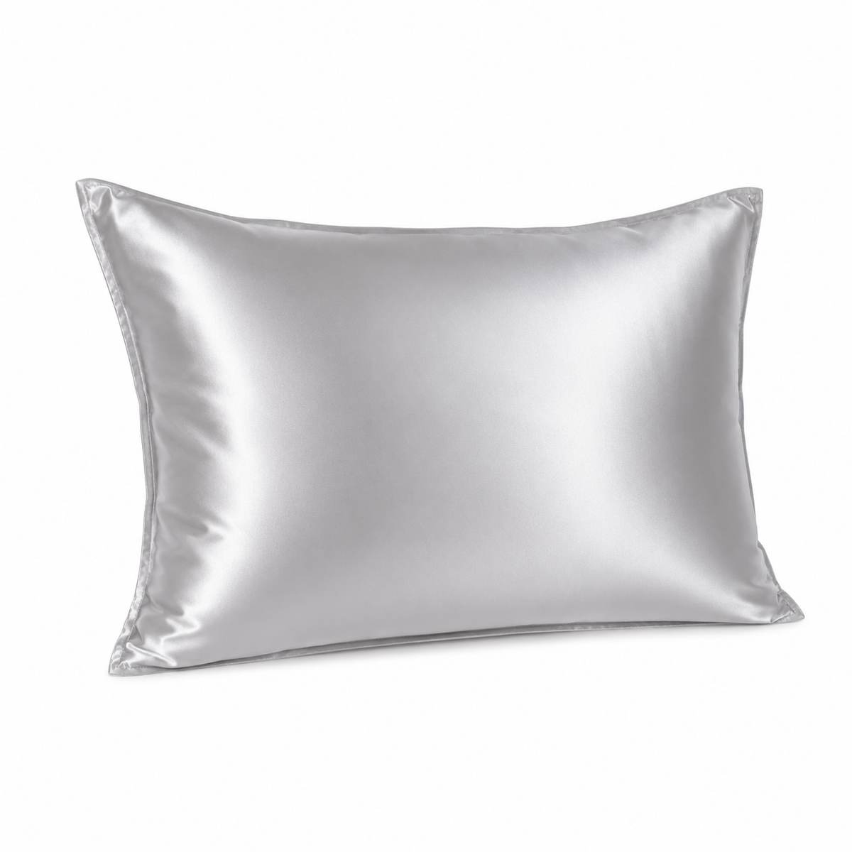 Nocève — Taie Signature en soie 22 momme — coloris Argent