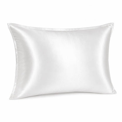 Nocève — Taie Signature en soie 22 momme — coloris Blanc