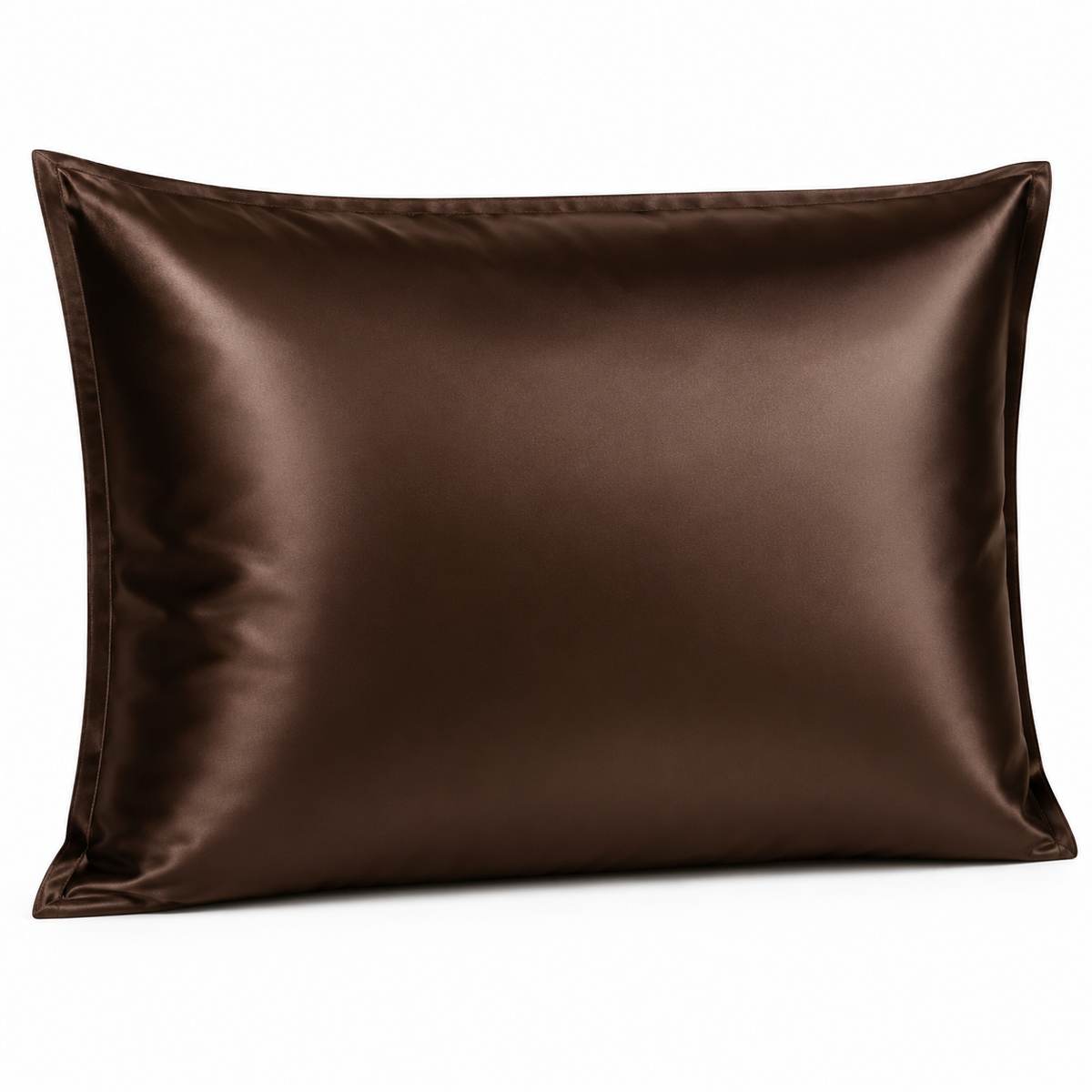 Nocève — Taie Signature en soie 22 momme — coloris Café