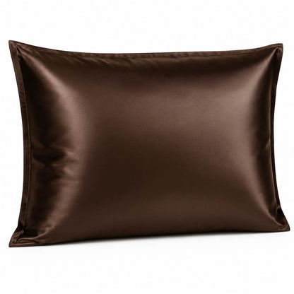 Nocève — Taie Signature en soie 22 momme — coloris Café