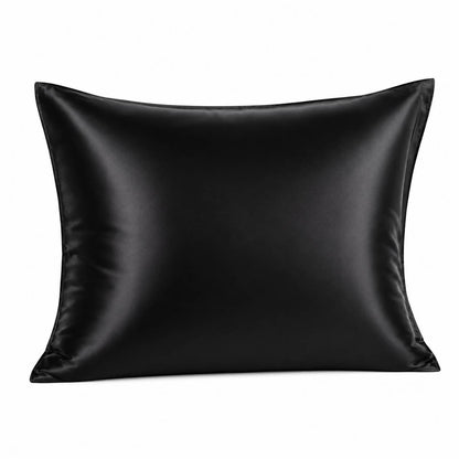 Nocève — Taie Signature en soie 22 momme — coloris Noir