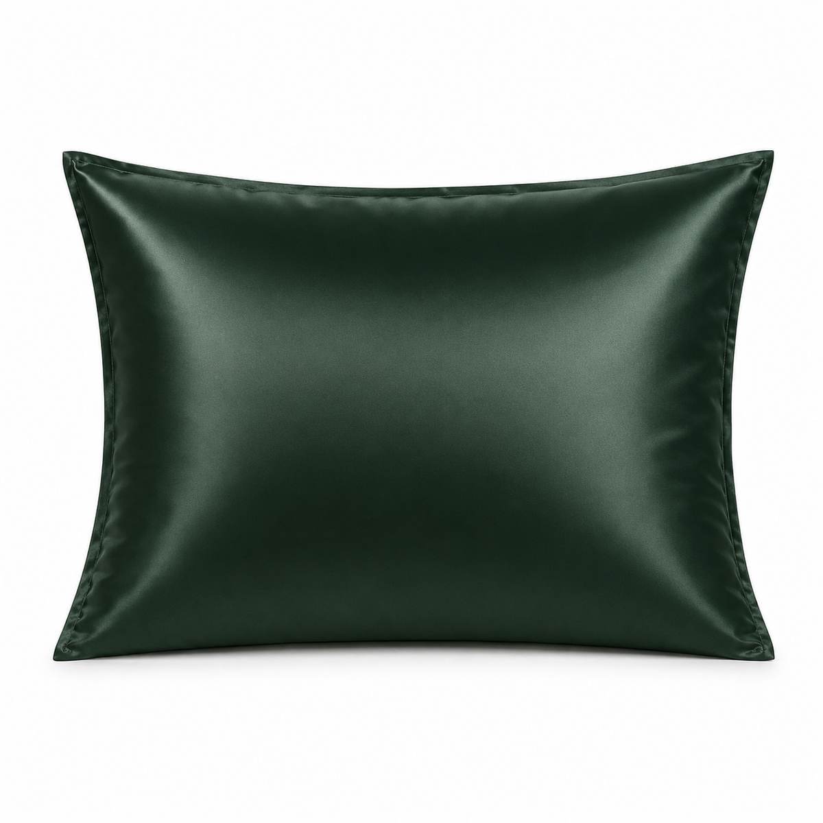Nocève — Taie Signature en soie 22 momme — coloris Vert foncé