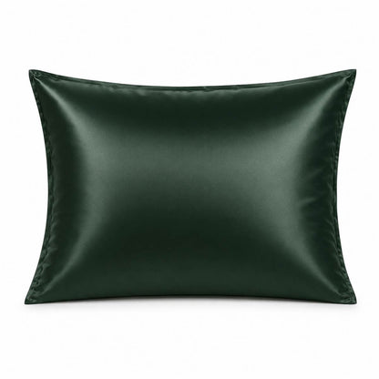 Nocève — Taie Signature en soie 22 momme — coloris Vert foncé