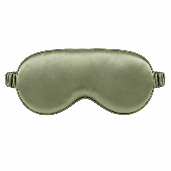 Masque de sommeil en soie — coloris Vert sauge