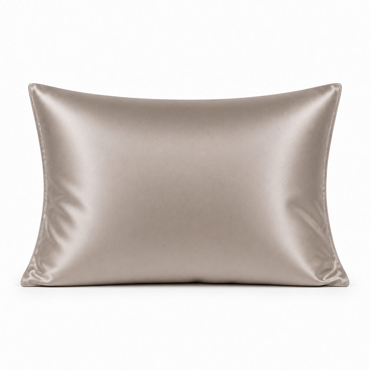 Taie en soie — coloris Taupe