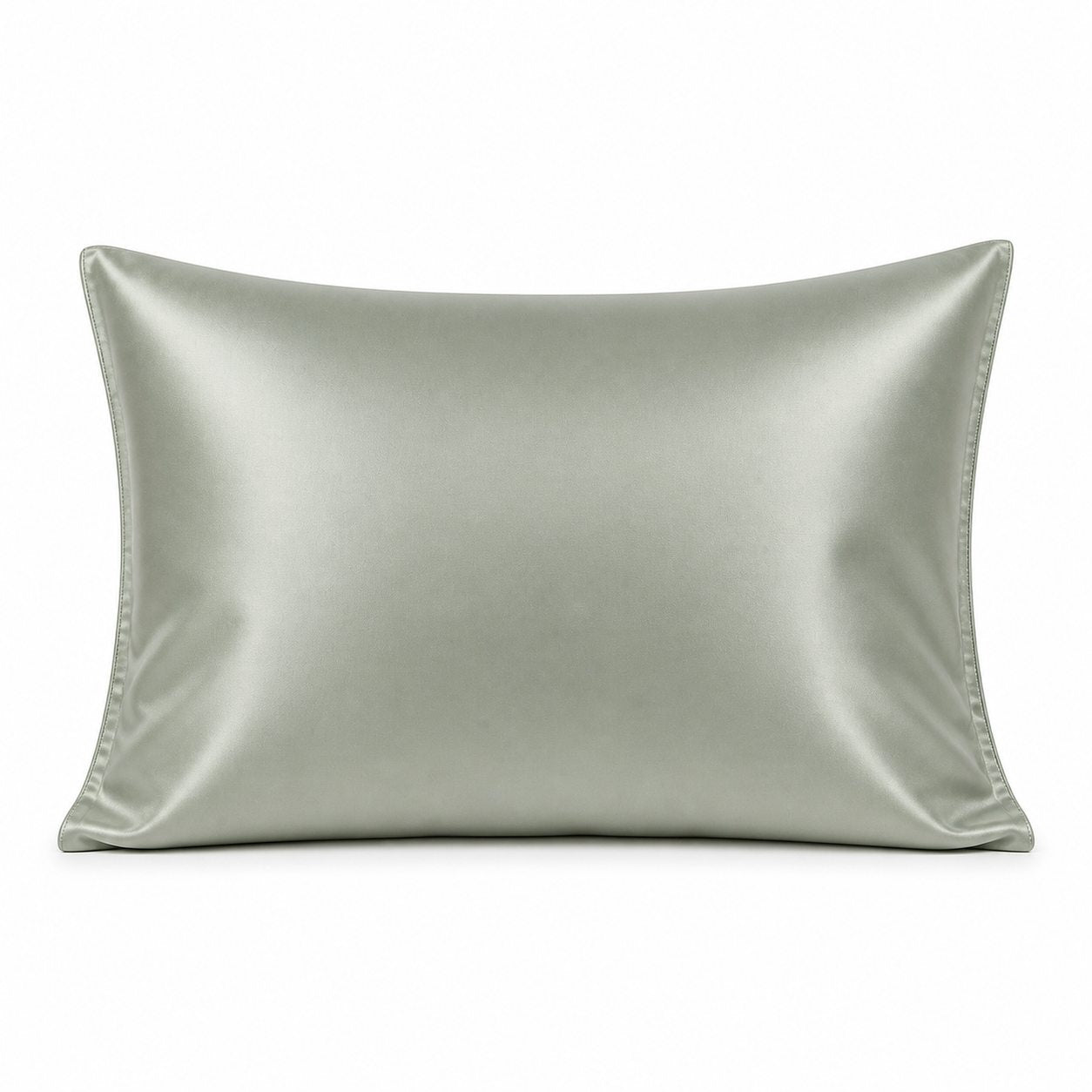 Taie en soie — coloris Vert sauge