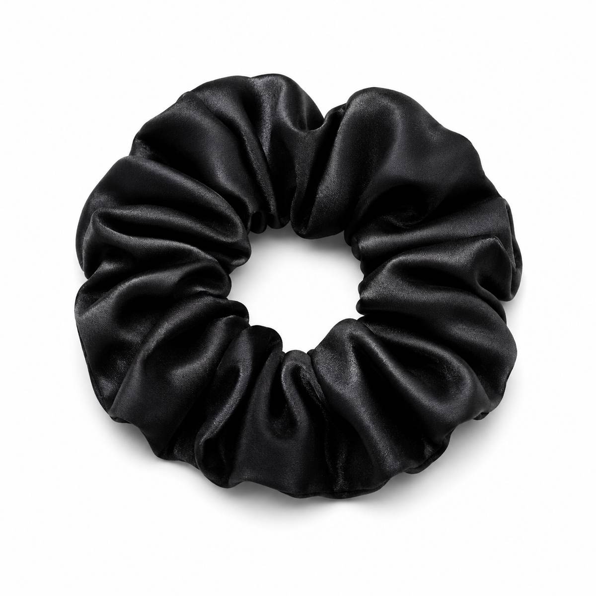 Chouchou en soie — coloris Noir